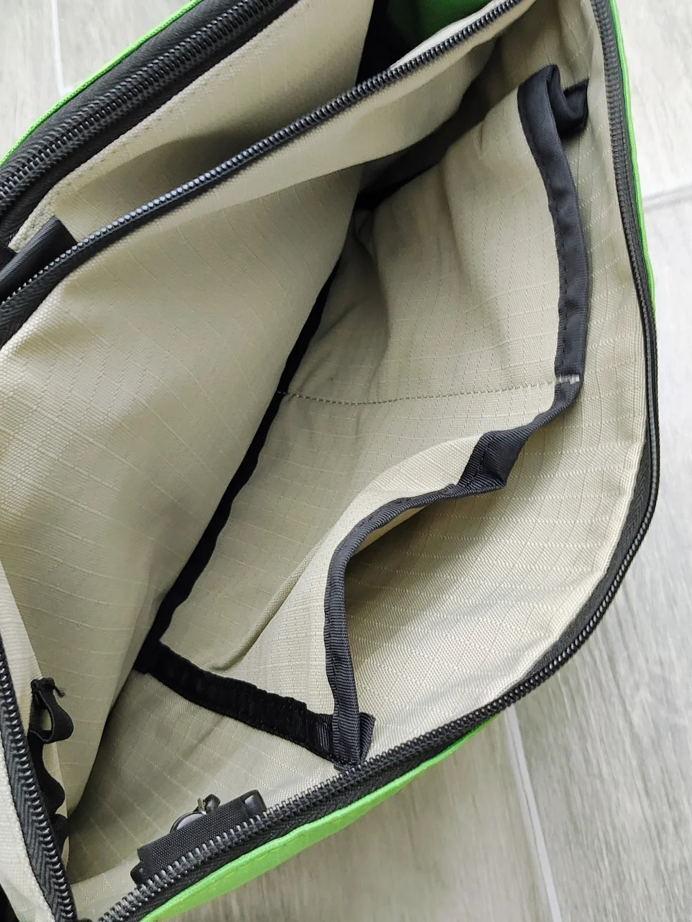 Green Baby Diaper Bag with Changing Mat